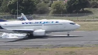 737 Breaks After Too Hard Landing [upl. by Nethsa]