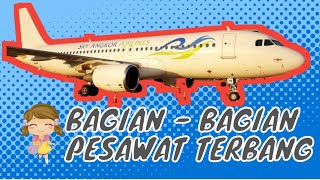 get to know aircraft parts mengenal bagian bagian pesawat terbang [upl. by Devaney]