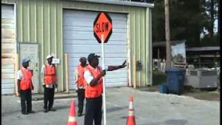 Certified Flagger Training  Flagger almost hit  Safe Steps Training LLC [upl. by Annmarie505]