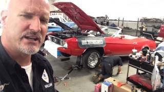 Transmission Cooling lines On Peters 1973 Mustang Convertible  Day 43  Part 4 [upl. by Irret572]