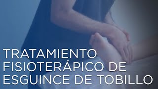 Tratamiento de fisioterapia para el esguince de tobillo  Curar un esguince con fisioterapia [upl. by Stedmann323]