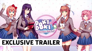 Doki Doki Literature Club Plus  Exclusive Gameplay Trailer Play For All 2021 [upl. by Yseulta]