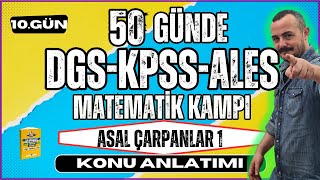 Asal Çarpanlar 1  KPSSDGSALES Matematik  50 Günde KPSSDGSALES Matematik Kampı [upl. by Riccio465]