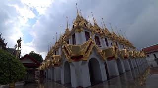 Wat Ratchanatdaram Worawihan  Loha Prasat  Bangkok  Thailand 🇹🇭 [upl. by Amiarom]