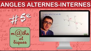 Utiliser les angles alternesinternes  Cinquième [upl. by Alehcim469]