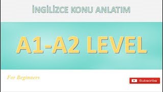 A1A2 İNGİLİZCE TEK VİDEOda  3 Aylık kurs 2 saat 15 dk [upl. by Isewk]