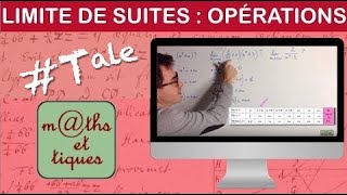 Calculer la limite dune suite à laide des formules dopération  Terminale [upl. by Lezti]