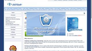 eMachines Drivers Update Utility can update your emachines device drivers for windows automatically [upl. by Yelserp]