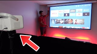 Smart Projector with Linux System Builtin Netflix Prime Video 🙌  Yaber V12 [upl. by Niabi]