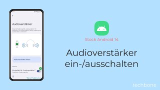 Audioverstärker einschalten oder ausschalten Android 14 [upl. by Abdul]