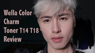 Wella Color Charm Toner T14T18 Before amp After [upl. by Elin]