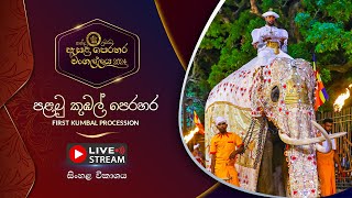 කන්ද උඩරට ඇසළ පෙරහර 2024  පළමු කුඹල් පෙරහර  LIVE [upl. by Borg]