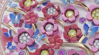 Lady Arpels Heures Florales Cerisier watch [upl. by Aryajay]