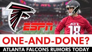 Kirk Cousins ONEANDDONE In Atlanta After 2024 Wild Falcons Rumors From ESPN [upl. by Salmon]