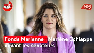 DIRECT Fonds Marianne  Marlène Schiappa entendue par les sénateurs [upl. by Azmuh]