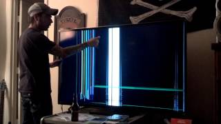 HOW TO Fix a cracked or Damaged LCDLED TV [upl. by Lindahl636]