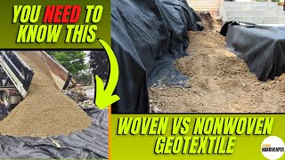 Woven vs Nonwoven Geotextile Fabric  Choosing the Correct Geotextile for Your Project [upl. by Dikmen]