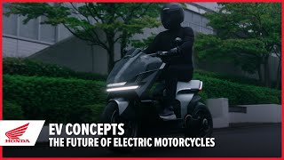 New 2025 EV Concepts  Honda Motorcycles [upl. by Stoat]