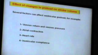 12 DrHani 25032014 Ch4  Regulation of stroke volume  Cardiac function [upl. by Notlad]