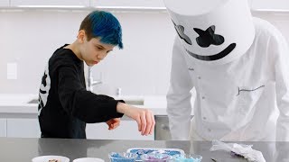 Marshmello amp Sceptic Make Fortnite Loot Llama Candy  Cooking with Marshmello [upl. by Diogenes90]