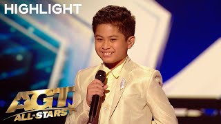 11YearOld Peter Rosalita WOWS The Judges With His Voice  AGT AllStars 2023 [upl. by Letsirc]