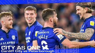 CITY AS ONE  CARDIFF CITY vs PETERBOROUGH [upl. by Clarence]