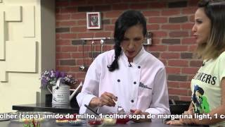 Receitas Bom Sabor 26022014  Torta light de morango  Rosimeire Brogliatto [upl. by Frodin]