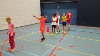 Expeditie Robinson spel in de gymzaal2 [upl. by Aruon128]