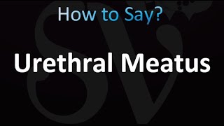 How to Pronounce Urethral Meatus correctly [upl. by Lubba]