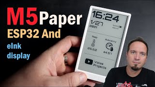 M5Paper ESP32 development board with EInk display [upl. by Nonahs]