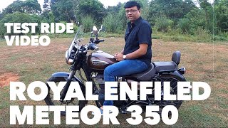 Royal Enfield Meteor 350All new Cruiser Bike from RE with many new features  Testride review [upl. by Shimkus]