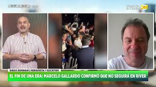 Diego Borinsky  El fin de una era Marcelo Gallardo confirmó que no seguirá en River  HNT 10 [upl. by Marmion]