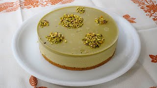 Ricetta Cheesecake al pistacchio  Pistachio Cheesecake recipe ASMR cakeshare [upl. by Debora714]