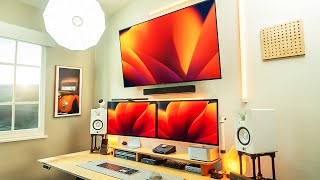 My DREAM Desk Setup Tour 2023 Remodel [upl. by Ayet879]