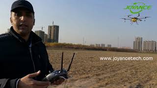 how to operate sprayer drone from Joyance Tech [upl. by Atem549]