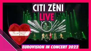 Citi Zēni  quotEat Your Saladquot Latvia 2022 LIVE  Eurovision in Concert [upl. by Judah]