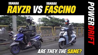 Yamaha Fascino 125 FiHybrid and RayZR 125 FiHybrid  Are they the same  PowerDrift [upl. by Kampmeier133]