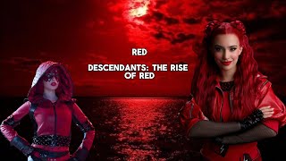 Red From Descendants The Rise of Red Soundtrack Version de Kylie Cantrall Alex Boniello Disney [upl. by Kciv]