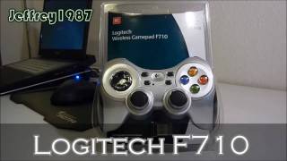 UNBOXING Logitech Wireless Gamepad F710 [upl. by Frangos]