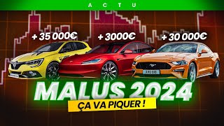 On fait le point sur le MALUS 2024 et CA va PIQUER   le reste de lactu auto [upl. by Stacie883]