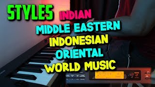 INDIAN amp World STYLES NEW CASIO Piano Keyboard CDPS350 [upl. by Aihcela]