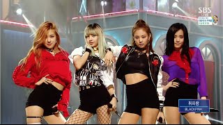 BLACKPINK  휘파람’WHISTLE 0814 SBS Inkigayo [upl. by Anaela]