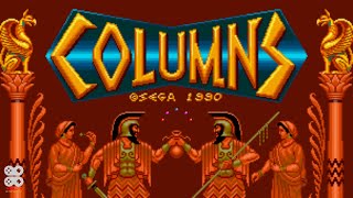 Columns Sega GenesisMega Drive  The Original Bejeweled Blitz [upl. by Laertnom]