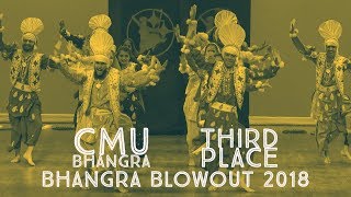 CMU Bhangra  Third Place  Bhangra Blowout 2018 [upl. by Garrison26]