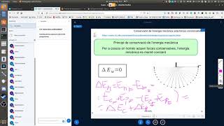 Classe 1r Batxillerat Física Conservació de lenergia i xocs 1 [upl. by Ringsmuth]