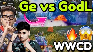 GODLIKE Strategic WWCD 👑 GodL vs GE 🔥🇮🇳 [upl. by Yelac]