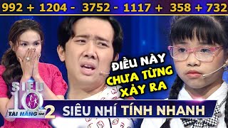 Trấn Thành KHÔNG THỂ CHẤP NHẬN kỳ tích vừa xảy ra từ Siêu Nhí Tính Nhanh MẶT BẤT BIẾN  Tập 9 [upl. by Lull]