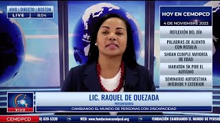 🔶 CAMBIANDO EL MUNDO DE PERSONAS CON DISCAPACIDAD EN VIVO  DIRECTO DESDE BOSTON 04112023 [upl. by Orecul765]