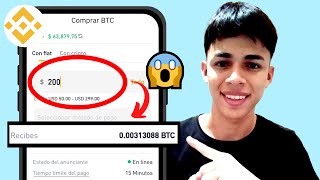 Como COMPRAR BITCOIN en BINANCE Desde el CELULAR💰 [upl. by Annor]