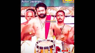 Actor Jayaram Chenda melam Kerala band Chanda drums Shinkari Shingari Sinkari Singari Shendai Sendai [upl. by Clio]